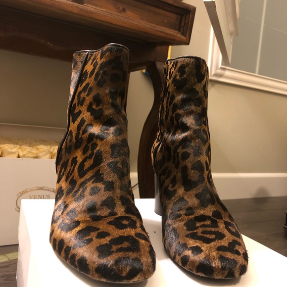 COPY - Sandro 🥇Sacha Leopard Ankle Boots 39 8-8.5 💄✨ - Picture 3 of 9